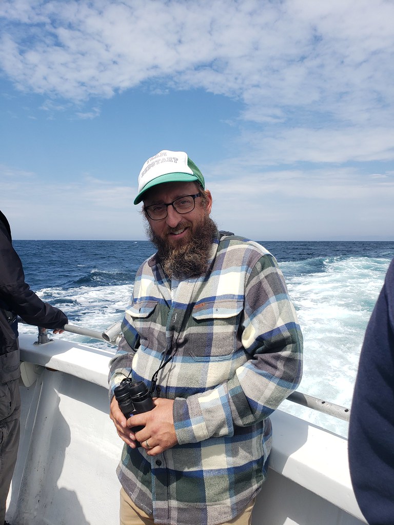 Mark Kudrav on a Monterey Bay pelagic (9/11/2022).